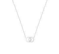 TFT Collier Witgoud Rondjes Zirkonia 0,8 mm 40 + 4 cm