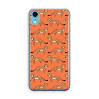 Cheetah: iPhone XR Transparant Hoesje