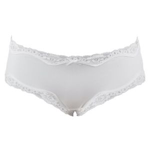 Triumph Micro and Lace Hipster White