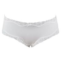 Triumph Micro and Lace Hipster White