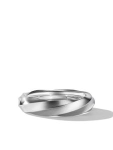 David Yurman bague Cable Edge en argent sterling sertie de diamants