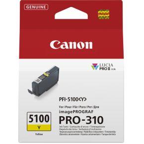 Canon PFI-5100 Y inktcartridge 1 stuk(s) Origineel Geel