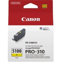 Canon PFI-5100 Y inktcartridge 1 stuk(s) Origineel Geel
