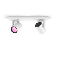 Philips Opbouwspot Hue Argenta - White and color 2-lichts wit 915005762001 - thumbnail