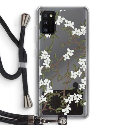 Blossoming spring: Samsung Galaxy A41 Transparant Hoesje met koord
