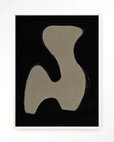 Urban Cotton Wandkleed 'Cobra' 145 x 190cm in Floating Frame - off white