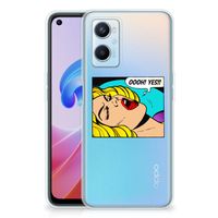 OPPO A96 | OPPO A76 Silicone Back Cover Popart Oh Yes