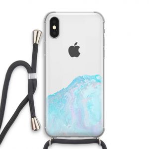 Fantasie pastel: iPhone X Transparant Hoesje met koord