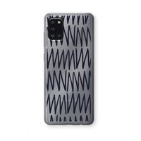 Marrakech Zigzag: Samsung Galaxy A31 Transparant Hoesje