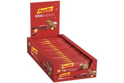 PowerBar Ride Energy Energiereep Chocolade Karamel x18 PowerBar Ride Energy Energiereep Chocolade Karamel x18