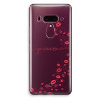 Kusjes: HTC U12+ Transparant Hoesje