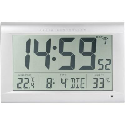 Techno Line WS 8009 Wandklok Zendergestuurd 410 mm x 270 mm x 43 mm