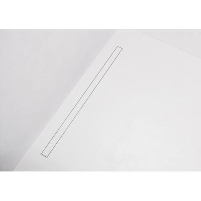 Easy Drain Modulo TAF low douchegoot - 80x6.7cm - met vloerflens - Waterslot: 30mm- RVS geborsteld edm1taflt800-30