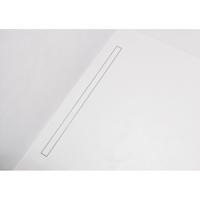 Easy Drain Modulo TAF low douchegoot - 80x6.7cm - met vloerflens - Waterslot: 30mm- RVS geborsteld edm1taflt800-30 - thumbnail