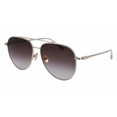 Heren zonnebril Salvatore Ferragamo SF308S-6115703 Gouden Ø 61 mm