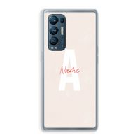 Strawberry Milkshake: Oppo Find X3 Neo Transparant Hoesje