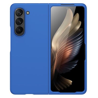 Lunso - Samsung Galaxy Z Fold5 - Backcover hoes - Donkerblauw