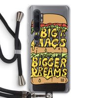 Big Macs Bigger Dreams: Xiaomi Mi Note 10 Transparant Hoesje met koord