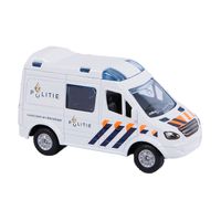 Kids Globe Globe Die-cast Politieauto NL, 8cm - thumbnail