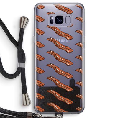 Bacon to my eggs #2: Samsung Galaxy S8 Transparant Hoesje met koord