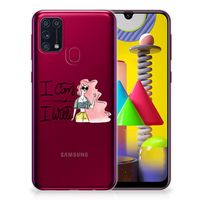 Samsung Galaxy M31 Telefoonhoesje met Naam i Can - thumbnail