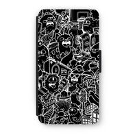 Vexx Black City : iPhone X Flip Hoesje