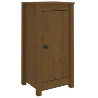 The Living Store Dressoir Massief Grenenhout - 40 x 35 x 80 cm - Honingbruin - thumbnail