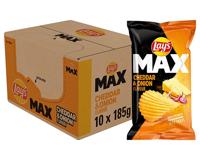 Lay's max cheddar & onion (10x 185gr)