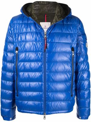 Moncler doudoune à capuche - Bleu
