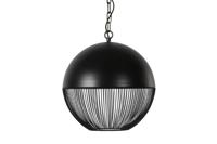 Decostar Zwarte hanglamp gaas Kaspian M Ø 40cm 792514 - thumbnail