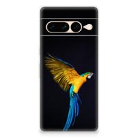 Google Pixel 7 Pro | TPU Hoesje | Papegaai