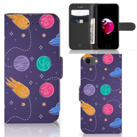 iPhone 7 | 8 | SE (2020) | SE (2022) | Wallet Case | met Pasjes | Space