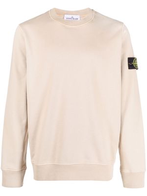 Stone Island sweat à patch Compass - Tons neutres