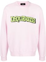 DSQUARED2 sweat à logo imprimé - Rose - thumbnail