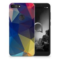 Alcatel 1S (2019) | TPU Hoesje | Polygon Dark