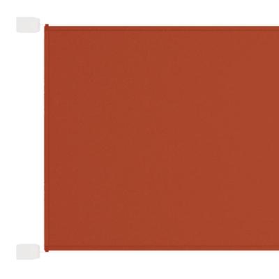 Luifel verticaal 100x1200 cm oxford stof terracottakleurig