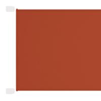 Luifel verticaal 100x1200 cm oxford stof terracottakleurig