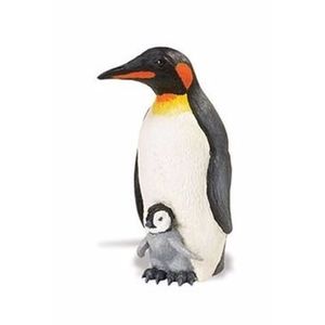 Plastic speelgoed figuur keizerspinguin 11 cm