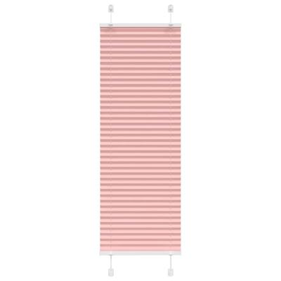 Pliss rolgordijn 50x150 cm stofbreedte 49,4 cm polyester roze