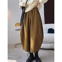 Dames Knickerbockers (dames) Cropped broeken Harembroek Enkellengte Vakantie Vintage Buiten Straat donkerbruin Zwart M L Herfst Winter Lightinthebox Dames Knickerbockers (dames) Cropped broeken Harembroek Enkellengte Vakantie Vintage Buiten Straat donkerbruin Zwart M L Herfst Winter Lightinthebox