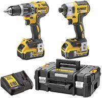 DeWalt dck266p2t accu set | dcd796 + dcf887 in t-stak koffer | 18v 5.0ah li-ion - dck266p2t-qw