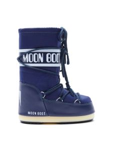 Moon Boot Kids bottines lacées à logo - Bleu