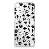 Silicone Back Case Samsung Galaxy M14 Silver Punk