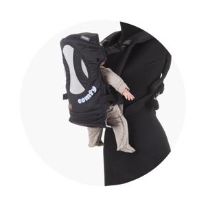 Chipolino Comfy Ergonomische Draagzak met 4 Babyposities Black