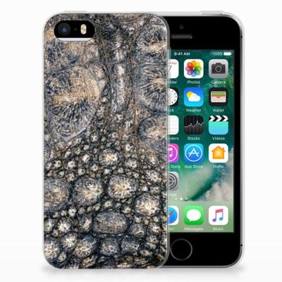 Apple iPhone SE | 5S | TPU Hoesje | Krokodillenprint