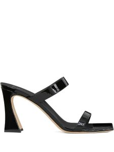 Giuseppe Zanotti sandales Flame en cuir verni - Noir