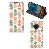 Nokia X20 | X10 Flip Style Cover Ananas - thumbnail