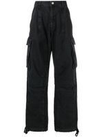 MOSCHINO JEANS pantalon cargo à taille haute - Noir - thumbnail