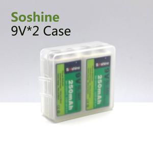 Soshine SBC-018 Batterijbox Aantal cellen: 2 9V (blok) (l x b x h) 54 x 52 x 19 mm