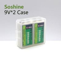 Soshine SBC-018 Batterijbox Aantal cellen: 2 9V (blok) (l x b x h) 54 x 52 x 19 mm